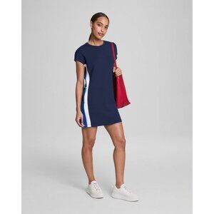 SPANX airessentials colorblock t shirt mini dress scuba casual knit athletic M